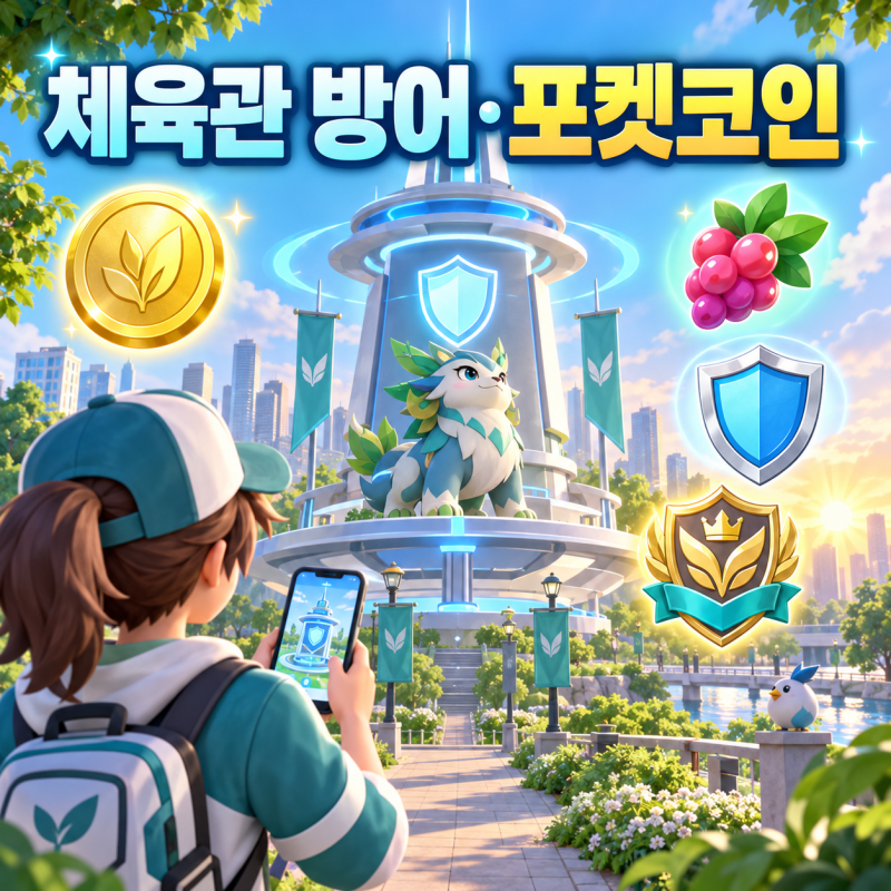 포켓몬고 체육관 방어·포켓코인·열매·배지 활용 총정리