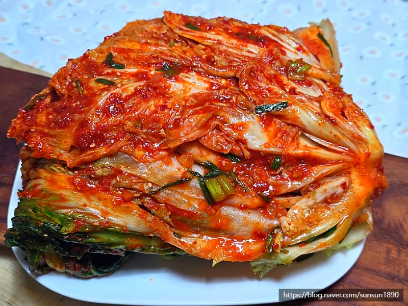 배추김치 담그는방법 절이기 추석김치 양념 배추포기김치 담그기