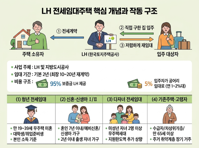 [청약공고] 전세사기 걱정 덜었다! 2026년 LH 전세임대 신청자격·지원금액·임대료 절감 노하....