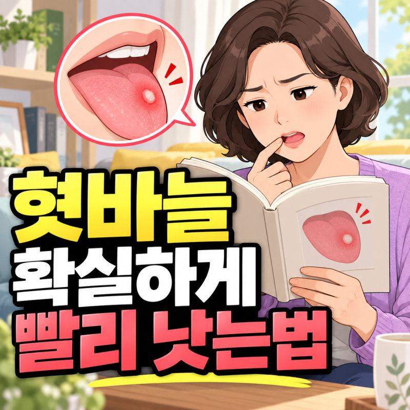 혀염증 혓바늘 원인 없애는법 확실하게 빨리 낫는 방법 관리법 소개합니다