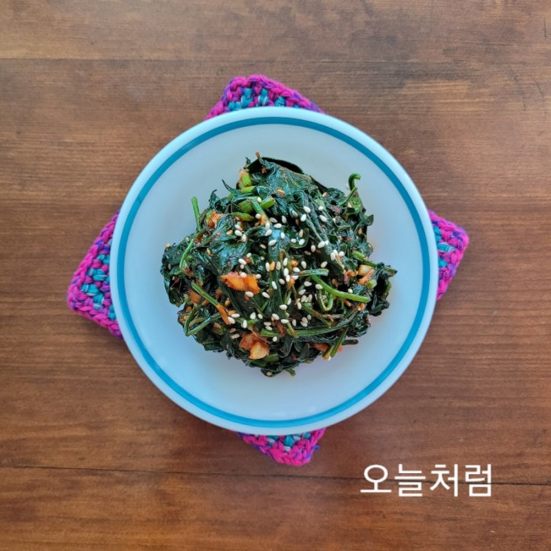 고춧잎 고추장무침 레시피 고춧잎나물 고추장무침 만드는 법 고춧잎 요리