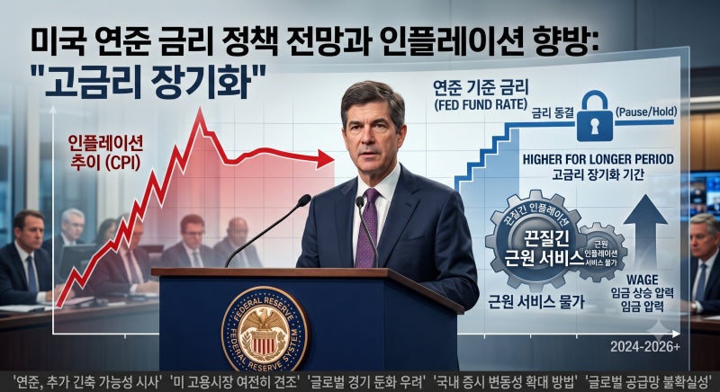 미국 연준 금리 정책 전망과 인플레이션 향방: 고금리 장기화속 생존 자산 전략