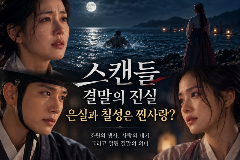 넷플릭스 스캔들 결말 해석, 조원의 생사와 은실·칠성 찐사랑의 의미