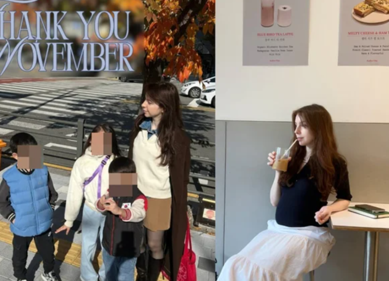 "아이들에게서 벗어나고 싶지 않아" '넷째 임신' 안나, 혼자 나들이서 밝힌 감동 속마음