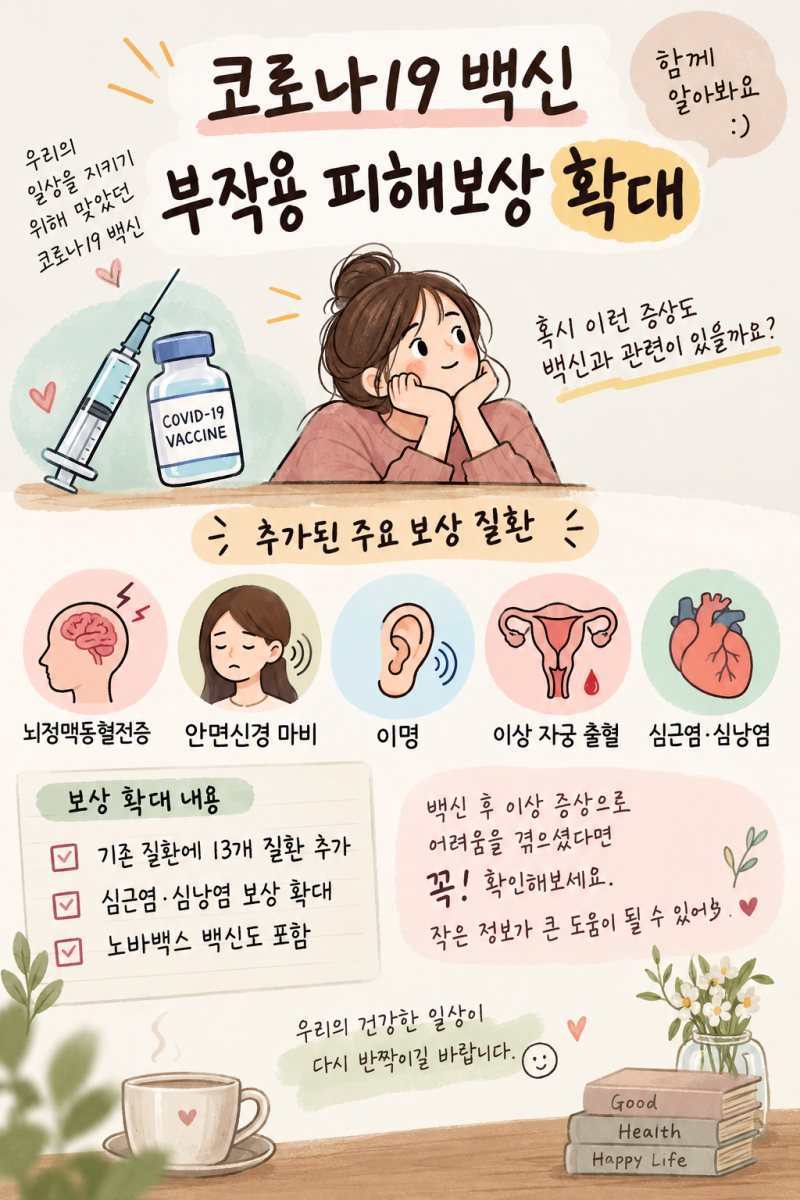 코로나 백신 부작용 이명 보상 신청 후기