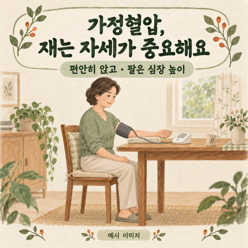가정용 혈압계 정확하게 재는 법, 50대가 가까워지며 점검한 5가지