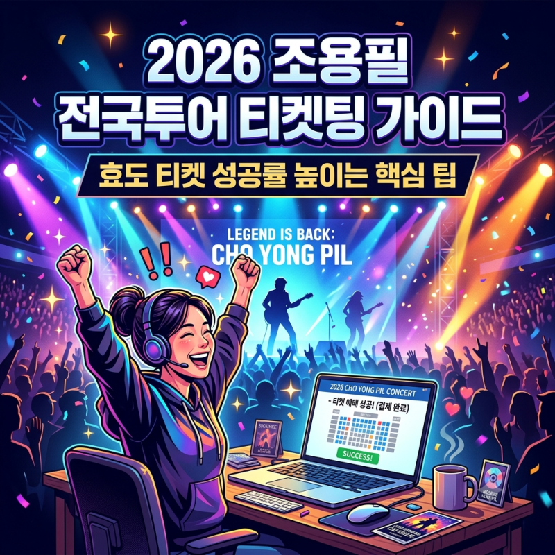 2026 조용필 콘서트 예매 일정과 티켓팅 성공 팁 총정리