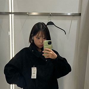 자라 페이크 스웨이드 봄버 자켓 실착해봄