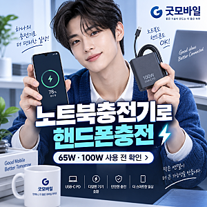 노트북충전기로핸드폰충전 해도 될까? 65W·100W 사용 전 확인사항