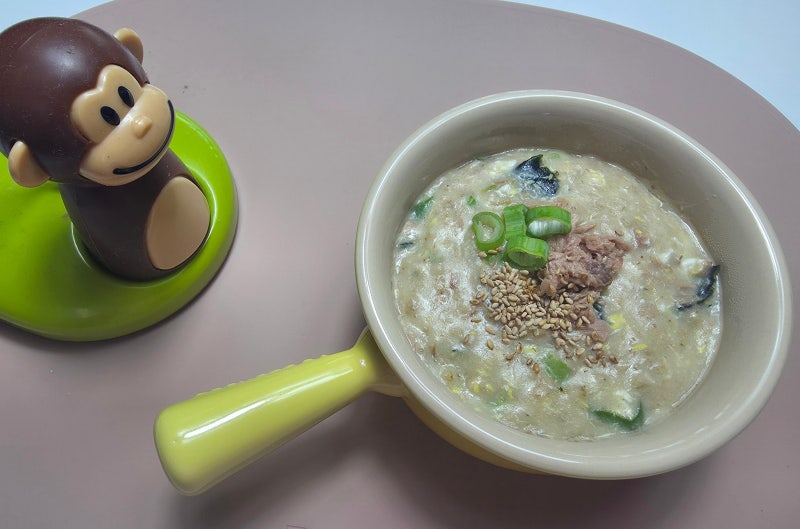 자취 요리 추천 오트밀 참치죽 다이어트 레시피