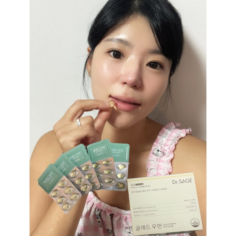 의사가 만든 여성영양제 추천/ NEW 닥터세이지 글래드우먼 피부면역, 항산화 제품리뉴얼 후기