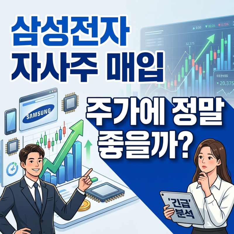 삼성전자 자사주 매입, 무조건 주가에 좋을까