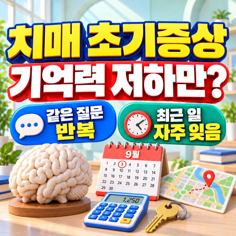 치매 초기증상 혹시 나도? 치매 전조증상·치매검사·예방법 총정리