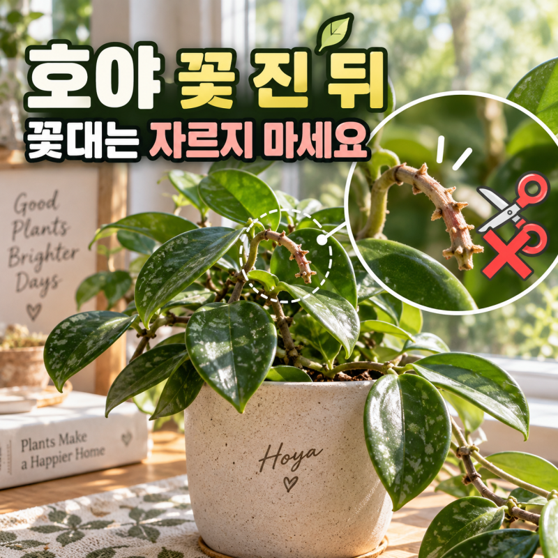 호야 꽃피는 시기 언제일까? 꽃이 안 피는 이유와 개화기 물주기 팁