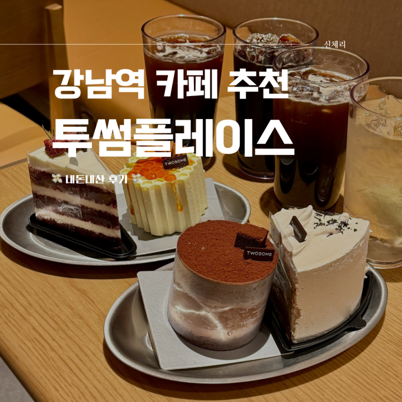 강남역 카페 디저트 맛집 투썸 센트럴강남점 케이크 4종 다 털어봤어요