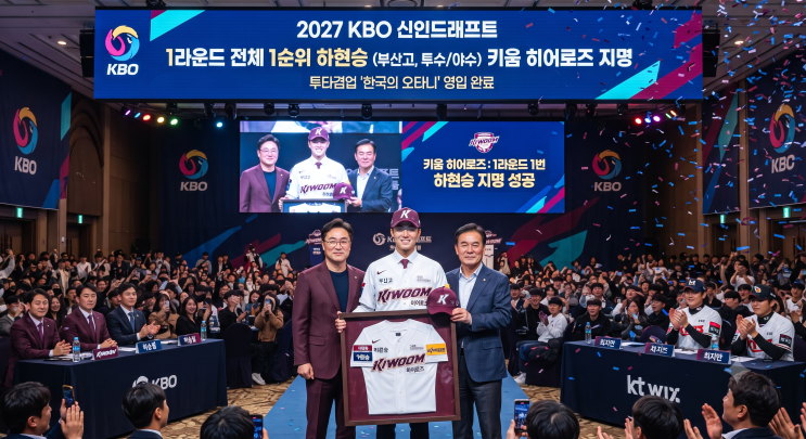 2027 KBO 신인 드래프트  '한국의 오타니' 하현승 1순위 키움행 부터 메....