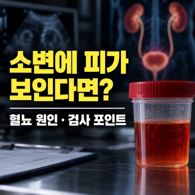 소변에 피가 보인다면? 방광염·요로결석·신장질환·방광암, 혈뇨 원인과 검사