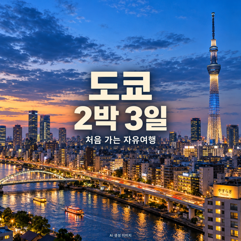 도쿄 2박 3일 자유여행 코스｜아사쿠사·시부야·긴자 동선 정리