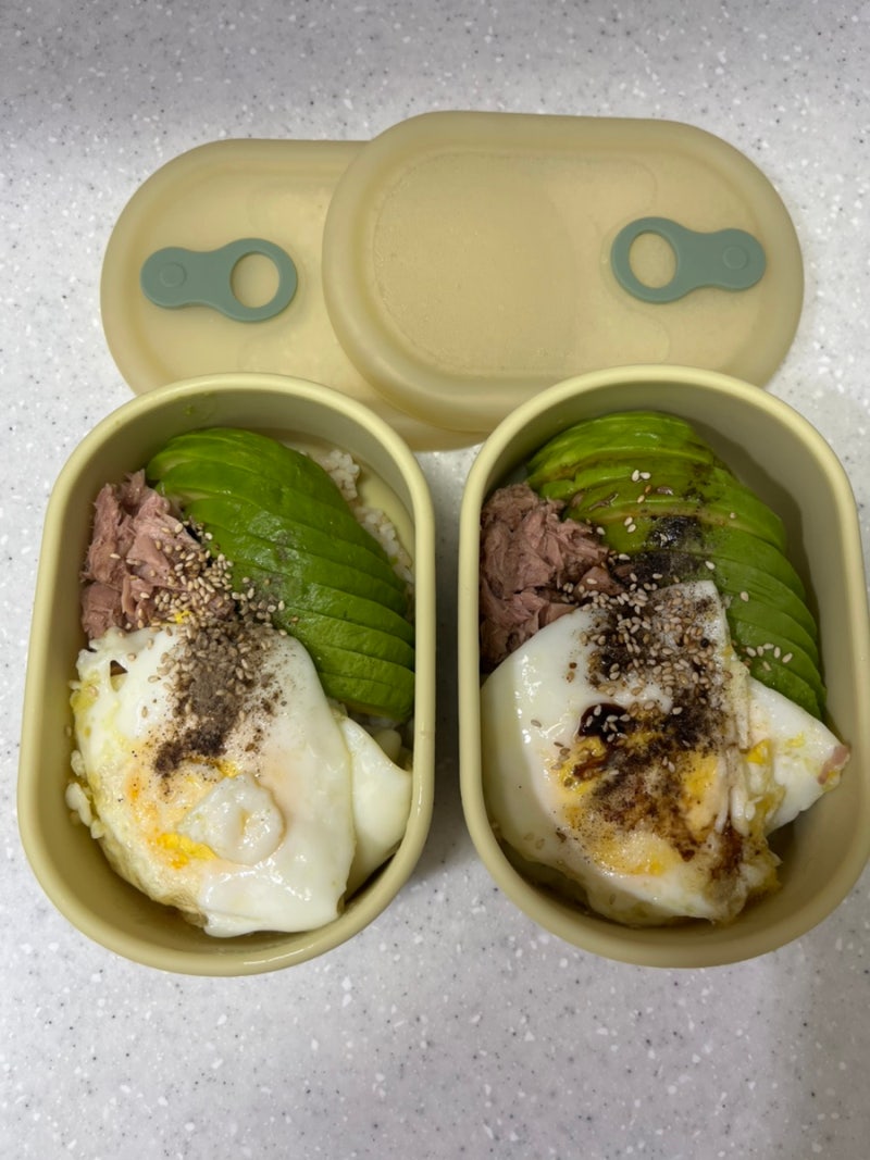 직장인 다이어트 도시락 아보카도참치비빔밥 초간단 다이어트식단