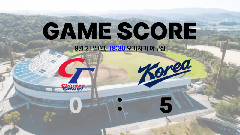 [2026 아이치·나고야] '곽빈 6이닝 10K 노히트 완벽투' 대한민국, 대만에 5점 차 영봉승 거두며 ....