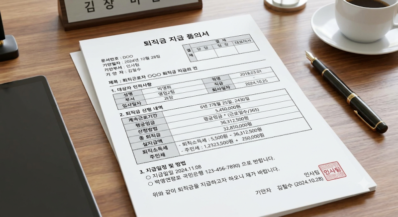 중소기업 퇴직금 산정방법 및 퇴직연금 가이드: 임원·직원 차이부터 운영 유의사항까지