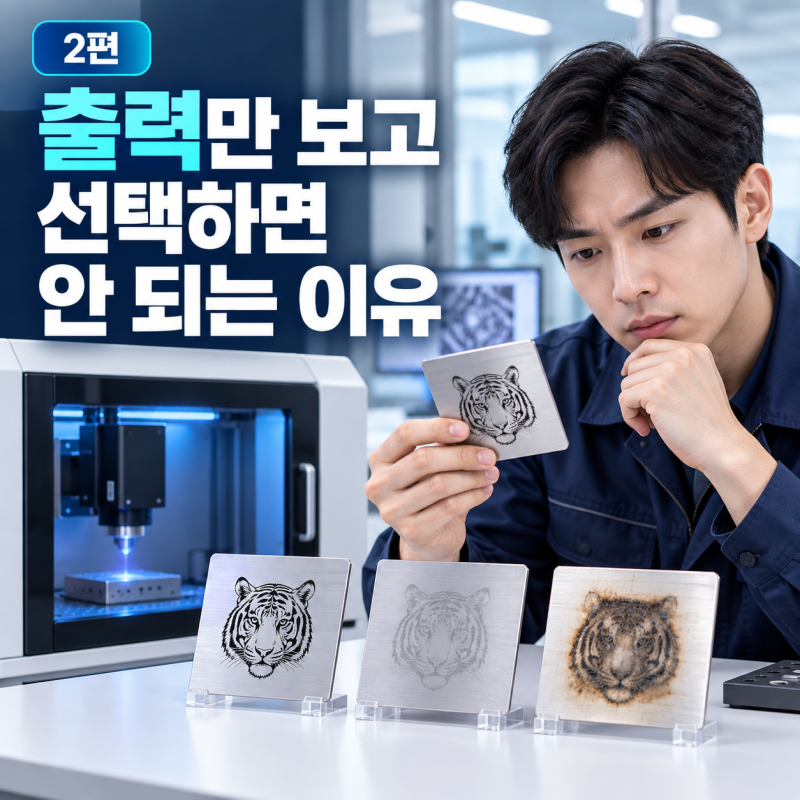 2편｜레이저 마킹기, 출력만 보고 선택하면 안 되는 이유