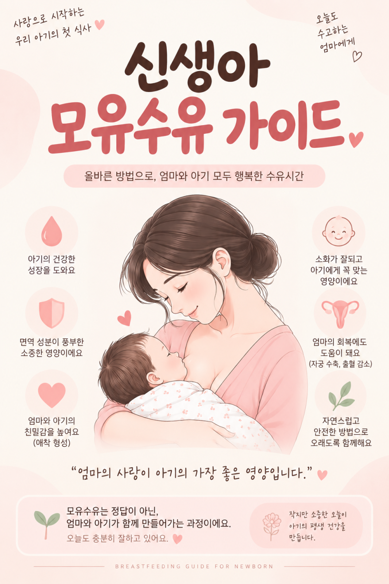 신생아 모유수유 간격·자세·보관법 총정리｜초보맘이 직접 정리한 수유 가이드