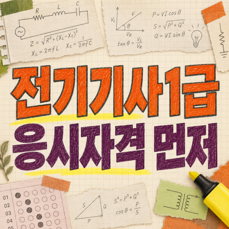 전기기사1급 자격증 시험 준비보다 응시자격이 먼저인 이유