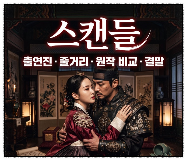 넷플릭스 스캔들 출연진·줄거리·몇부작·원작 영화와 차이점·결말 해석 총정리