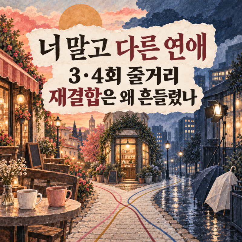 너 말고 다른 연애 4회 줄거리｜엇갈린 남궁호·이미도