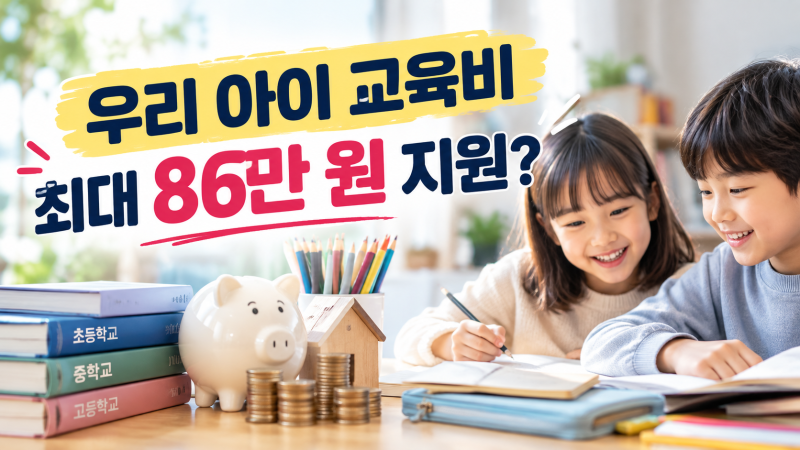 2026 초중고 교육급여·교육비 지원 총정리｜대상·금액·신청방법