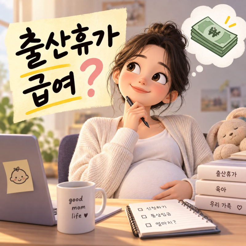 월 220만 원만 나온다고? 출산휴가 급여 신청, 통상임금 모르면 날리는 ‘회사 차액 80만 원’