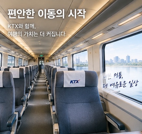 [AI TIPS] KTX 승차권 예매 할인 혜택 총정리: 놓치면 손해 보는 연령별·조건별 절약 팁