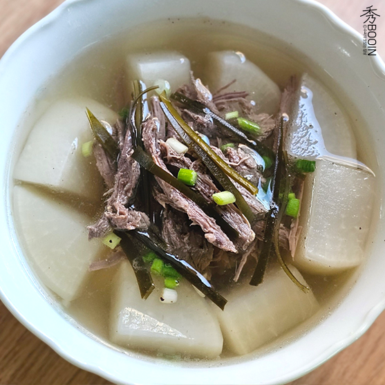 제사용 탕국 끓이는 법, 서울식 소고기 맑은 탕국 레시피
