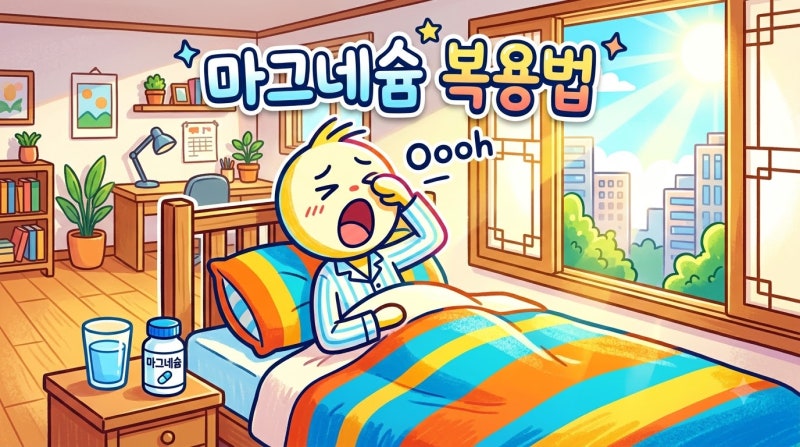 마그네슘 복용법, 자고 일어나도 피곤하다면 이것부터 확인하세요
