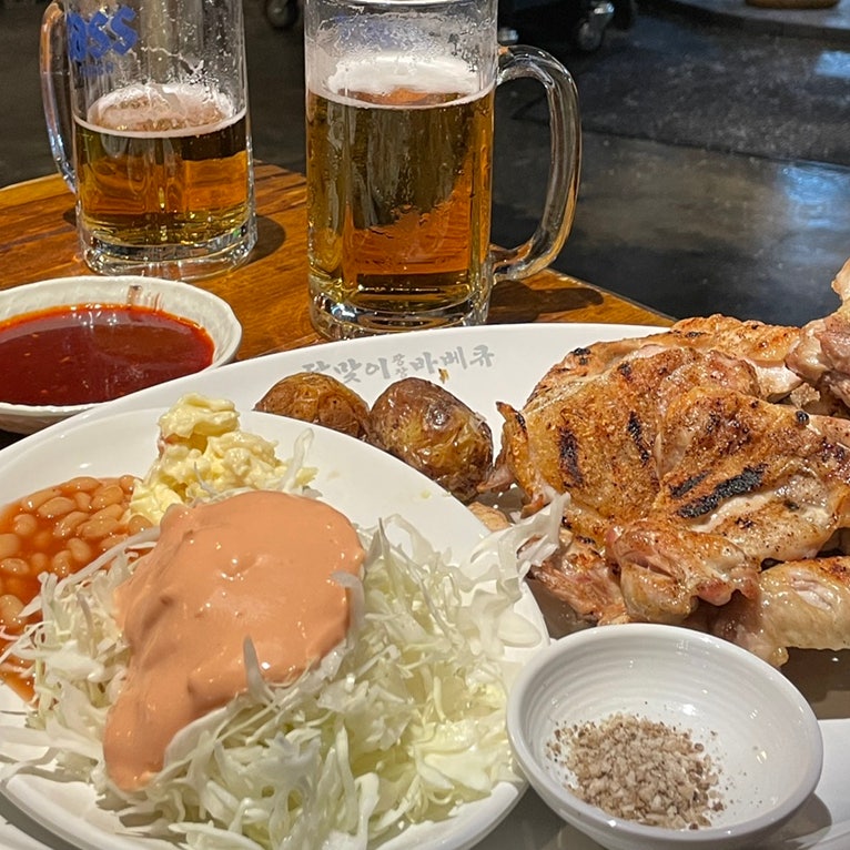 정자역맛집 달맞이광장바베큐 소금바베큐 먹으러 을지로 안 가셔도 돼요
