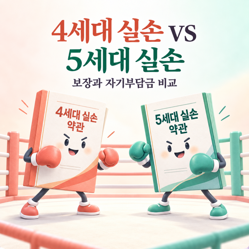 4세대 실손 VS 5세대 실손