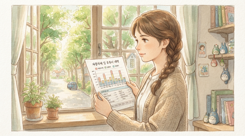 2026년 자동차에 들어가는 한 달 고정비 계산해보기