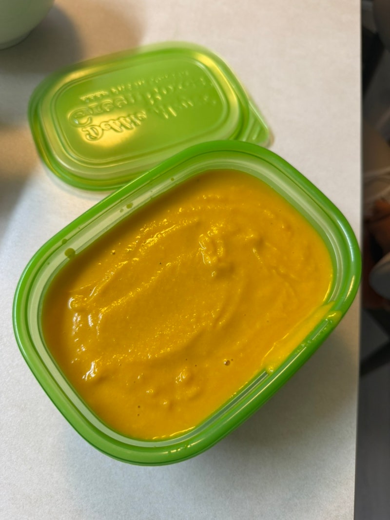 [집밥일기] 제철 단호박으로 맛있는 단호박스프 만들기, 레시피, 준비물(닥터로빈 재질로 만....