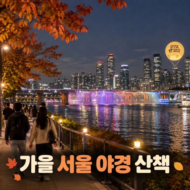 쌀바람 불 때 걷기 좋은 서울 야경 데이트 코스 총정리