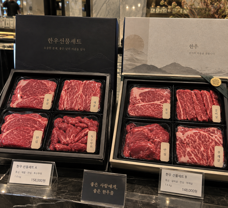 첫 시댁 추석 선물세트 한우 13만원대 비교 후기