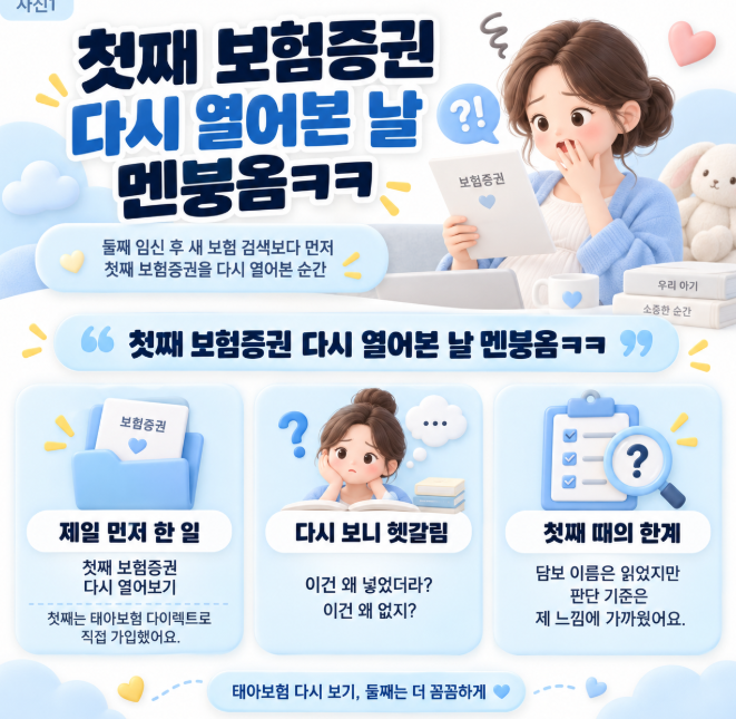 태아보험 다이렉트 내돈내산 순위비교사이트 가입특약 비교하고 현대해상으로 다시 고른 후....