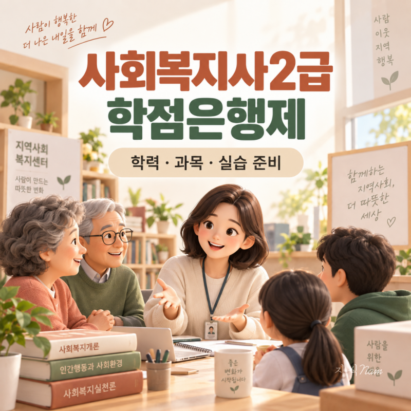 사회복지사2급 학점은행제, 직장인의 수업·실습 일정을 설계하는 방법