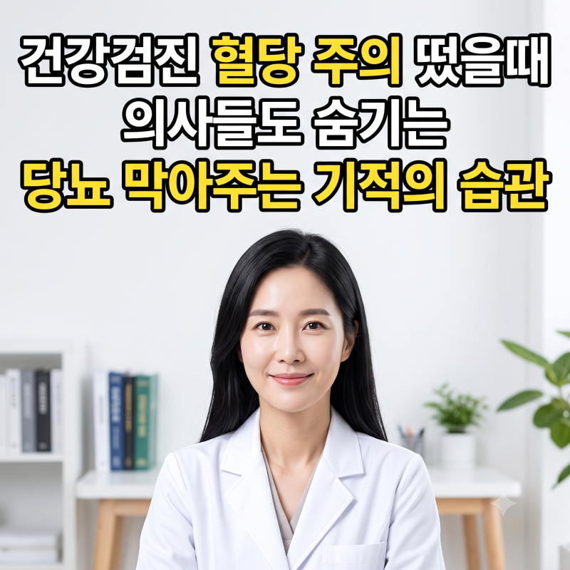 아침 공복혈당 110 115 정상으로 내리는 확실한 식단