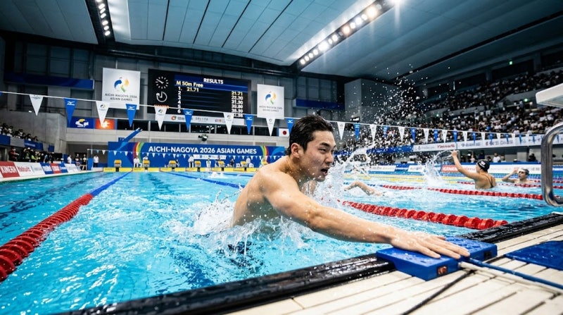 김영범 수영 50m AG 신기록 달성 1위 결승 진출! 경기시간 및 관전 포인트