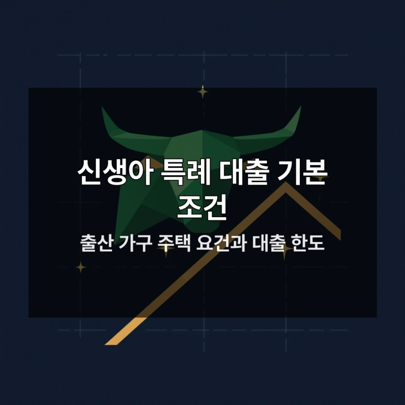 1주택자도 가능한 신생아 특례 대출 대환 조건과 절차