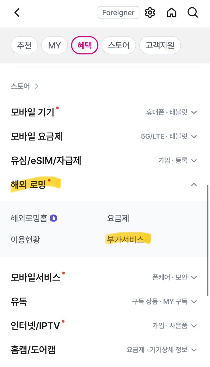 해외여행 이심 썼는데 로밍요금이 나왔다? LG U+ 로밍 차단 방법