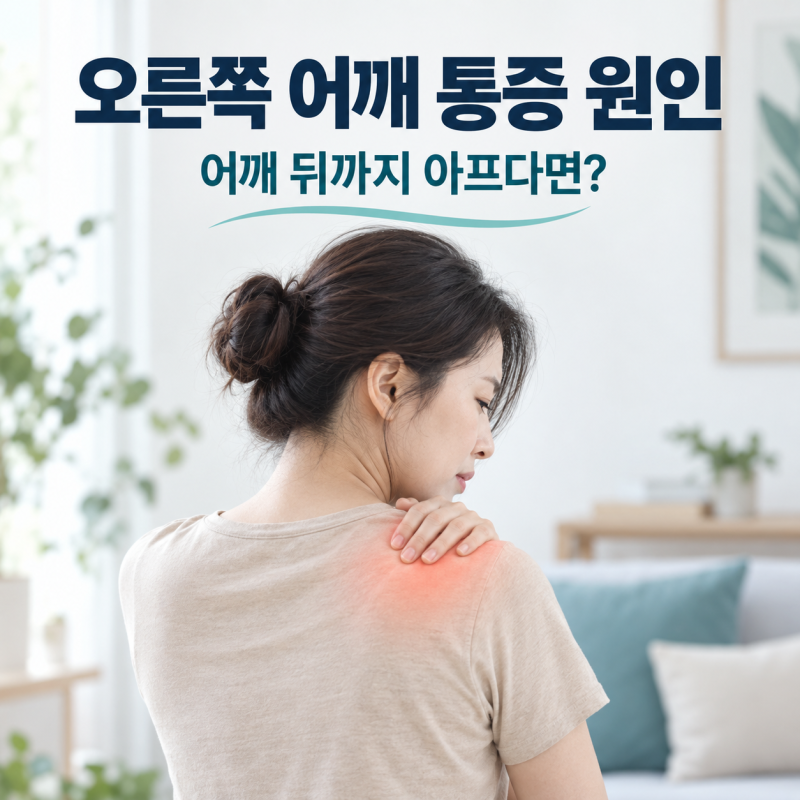 오른쪽 어깨 통증 원인, 어깨 뒤까지 아프다면 무엇을 확인할까?