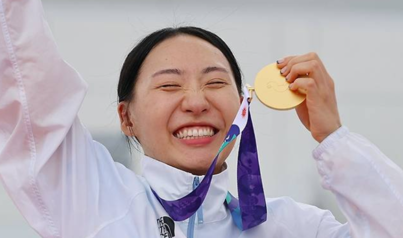 성승민, 근대5종 아시안게임 첫 금메달 "중계 좀 해주세요"