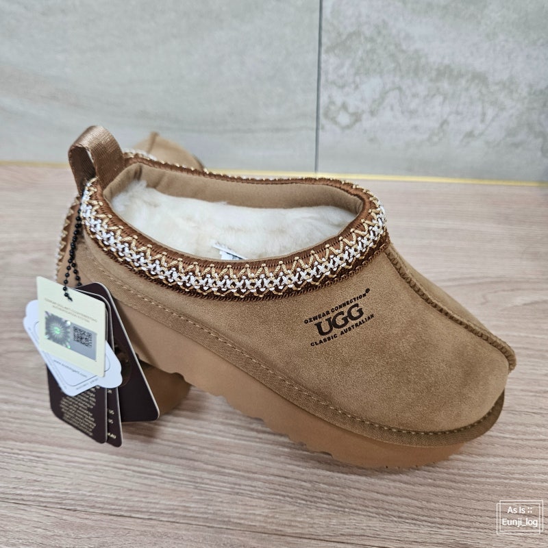 [UGG] 호주어그 오즈웨어 타스만 시드니 플랫폼 슬리퍼(OB780P) 체스트넛 색상 공구후기ㅣ내돈....